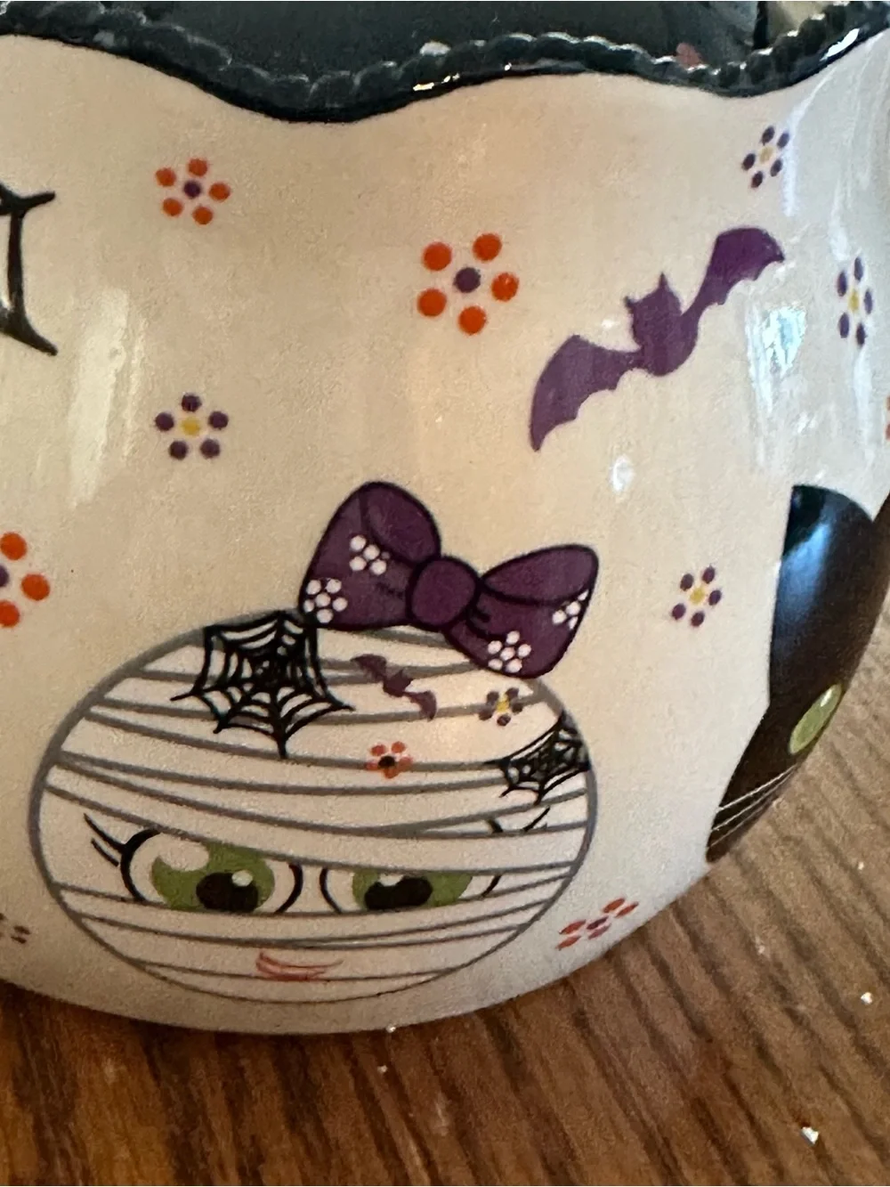 Temptations Boofetti Halloween 1 Quart Canister Or Cookie Jar